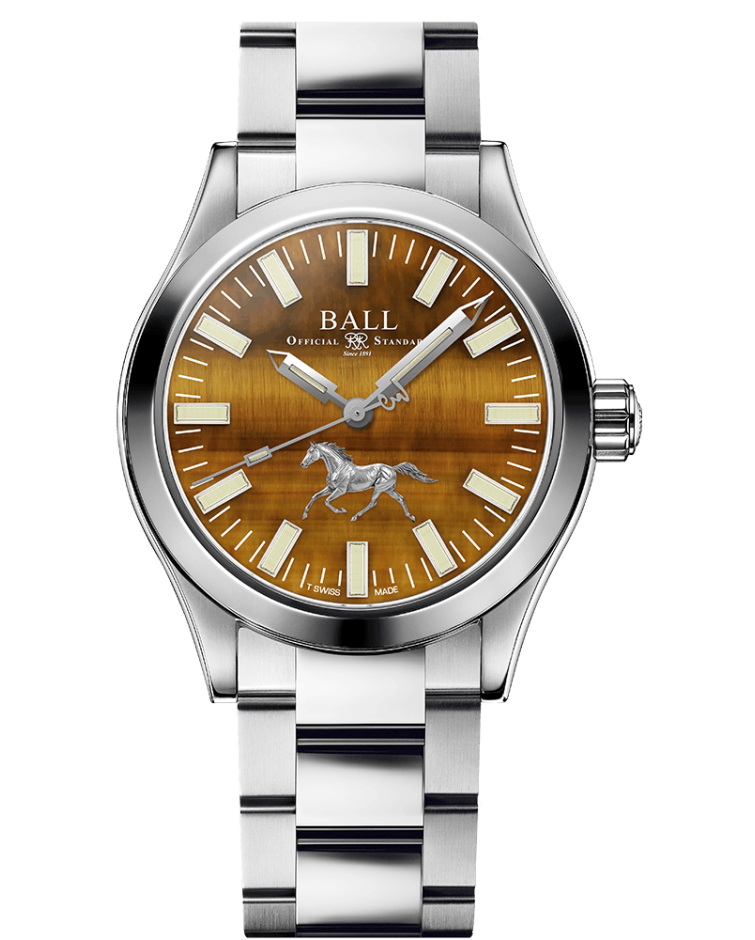 Jean Roulet 置時計 Mappin & Webb取扱 11石 手巻き Engineer II Galloping Horse (40mm)